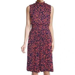 Nanette Lepore Women’s Sleeveless Pleated Midi Dress - Formal Size 4